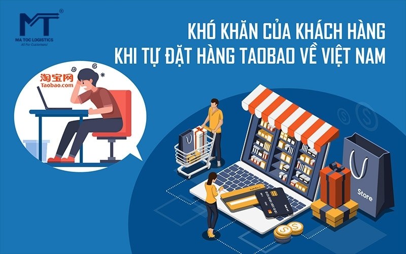 Tự mua hàng mà không sử dụng dịch vụ mua hộ Taobao có khó khăn gì?