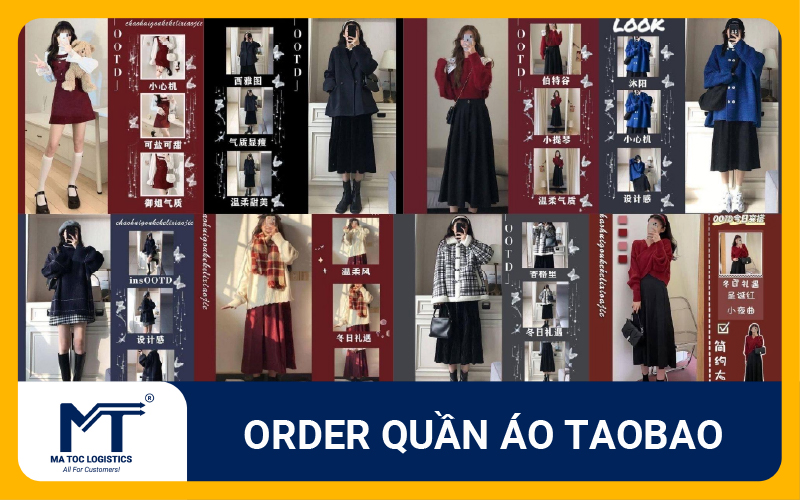 order quần áo taobao