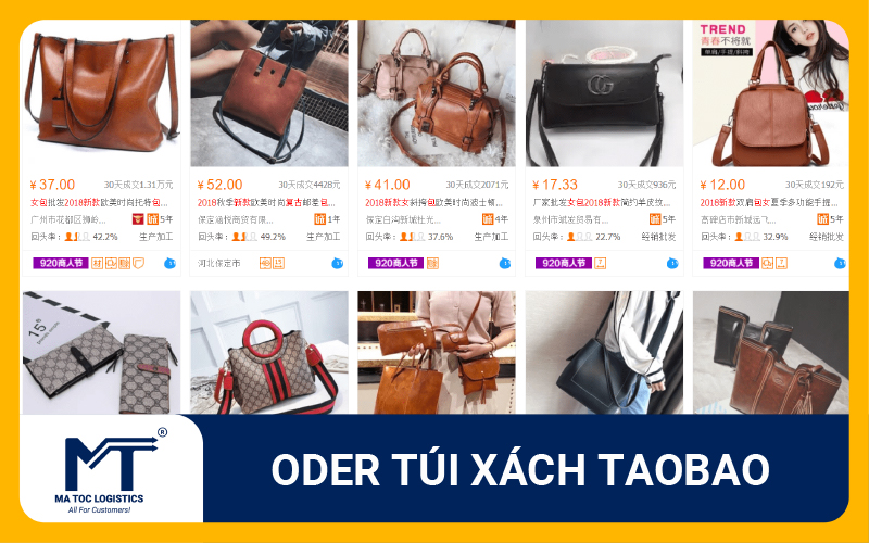 tìm hiểu Oder túi xách taobao