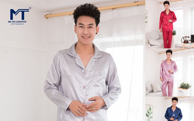 Đồ ngủ nam Trung Quốc có hoạ tiết đơn giản