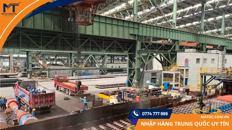 Các nhà xưởng khổng lồ tại Trung Quốc