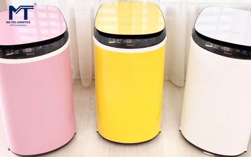 Máy giặt mini DOUX được thiết kế đa dạng màu sắc, kiểu dáng