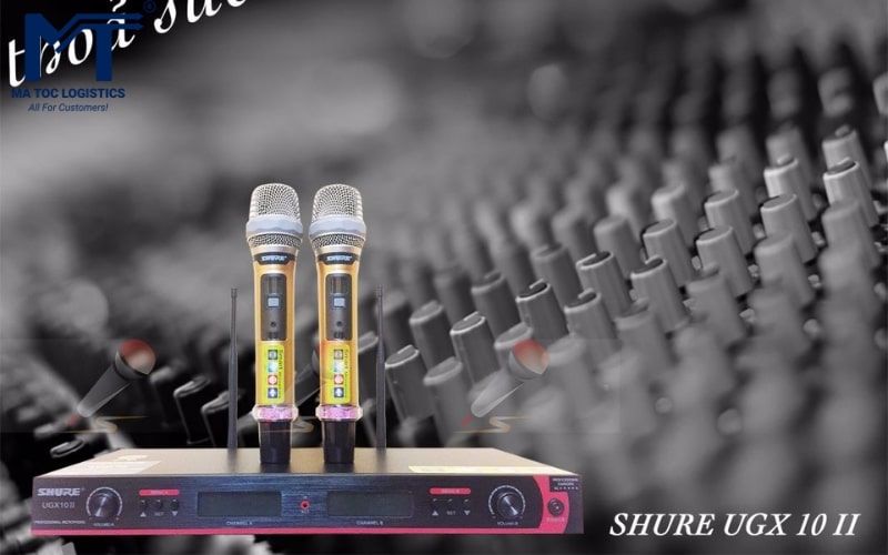 Shure UGX10 II - Micro có khả năng tự động ngắt tín hiệu rất thông minh