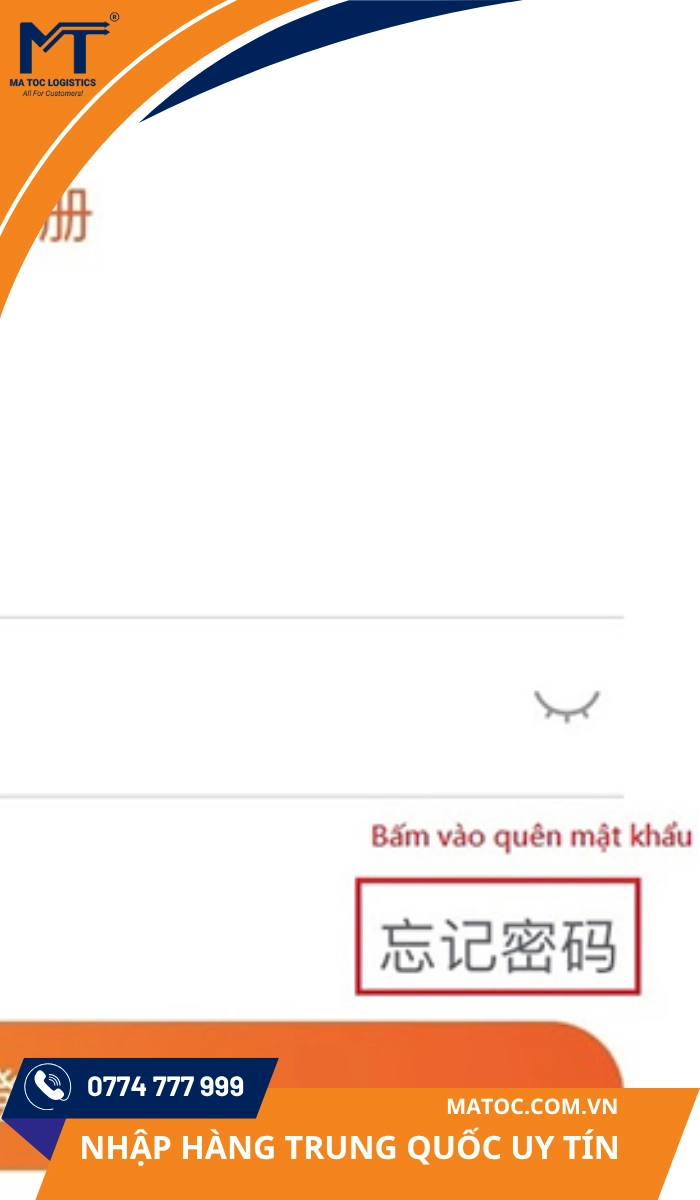 Bấm vào quên mật khẩu như trong hình Bấm vào quên mật khẩu