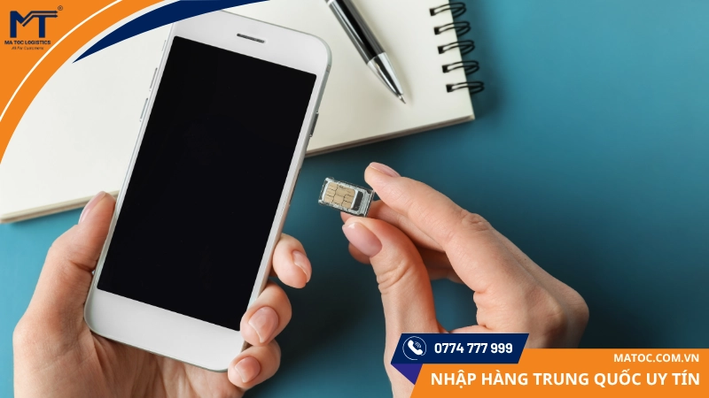 Chuẩn bị sim điện thoại chính chủ để đăng ký tài khoản Taobao