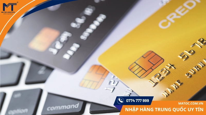 thanh toán Taobao bằng thẻ ngân hàng hoặc thẻ quốc tế