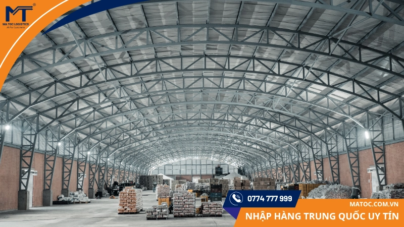 Mã Tốc Logistics có kho hàng lớn và hiện đại tại Trung Quốc