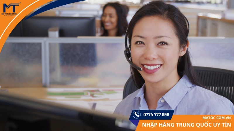 tư vấn viên của Mã Tốc sẽ hỗ trợ bạn thông tin về vận chuyển hàng Trung Quốc