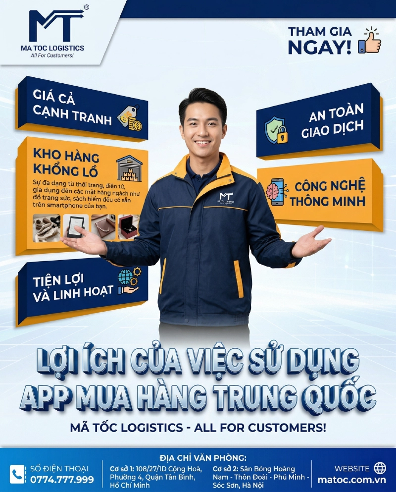 Lợi ích của việc sử dụng app mua hàng trung quốc