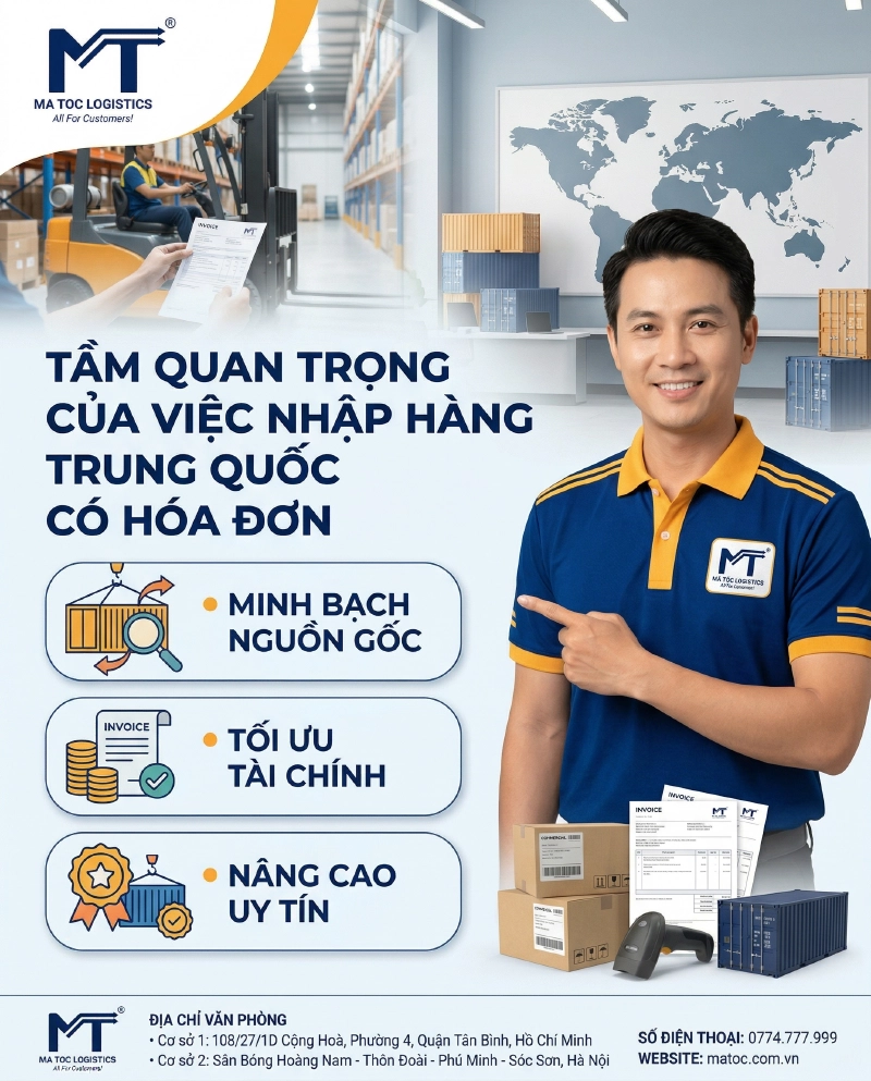 Tầm quan trọng của việc nhập hàng Trung Quốc có hóa đơn Tầm quan trọng của việc nhập hàng Trung Quốc có hóa đơn