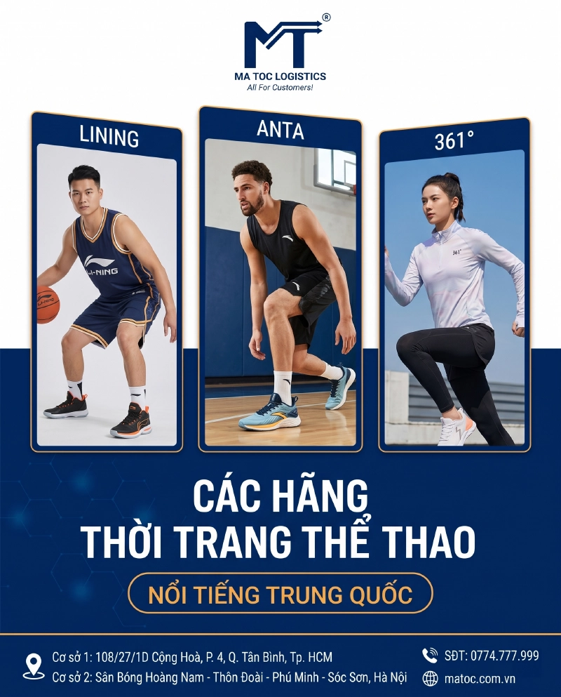 các hãng thời trang thể thao nổi tiếng Trung Quốc các hãng thời trang thể thao nổi tiếng Trung Quốc