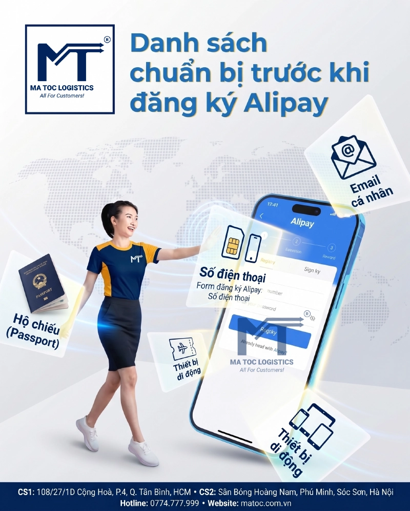 Cần chuẩn bị những thứ này trước khi đăng ký Alipay