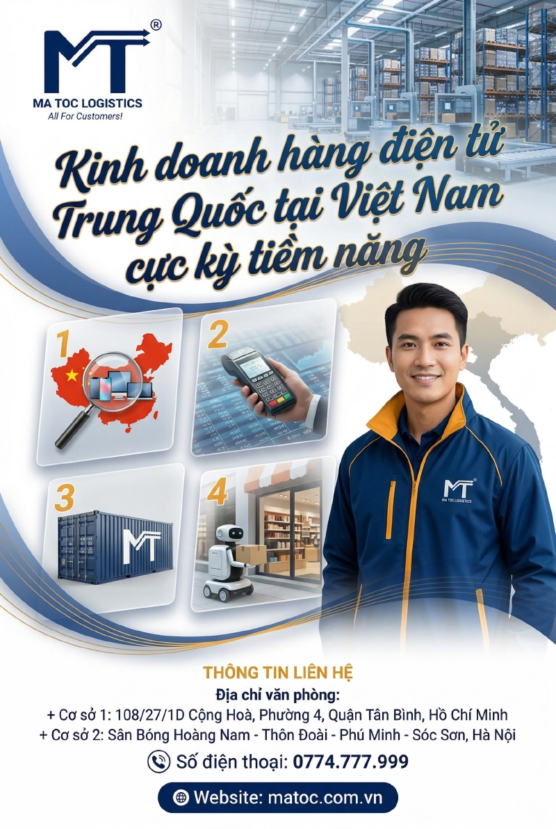 Tiềm năng kinh doanh hàng điện tử Trung Quốc tại Việt Nam Tiềm năng kinh doanh hàng điện tử Trung Quốc tại Việt Nam