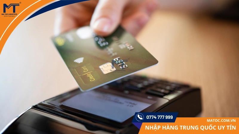 Bạn hoàn toàn có thể thanh toán Alibaba bằng thẻ tín dụng/ghi nợ nhưng chi phí rất cao thanh toán Alibaba bằng thẻ tín dụng/ghi nợ