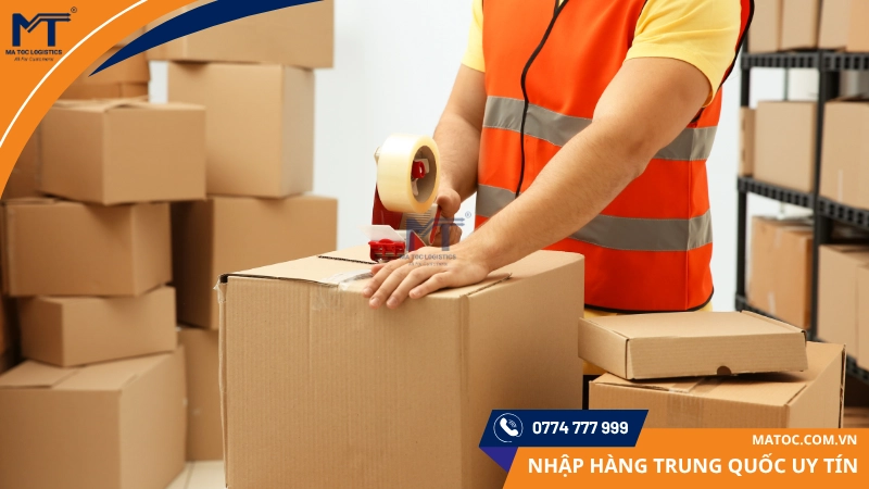 Đóng thùng vận chuyển thực phẩm khô đi Trung Quốc