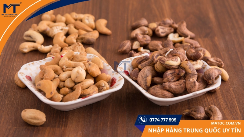 Hạt điều cần đạt yêu cầu về cảm quan