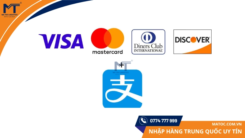 Thanh toán trên Alibaba dễ dàng so với Taobao hơn do chấp nhận các phương thức thanh toán quốc tế Thanh toán trên Alibaba dễ dàng so với Taobao