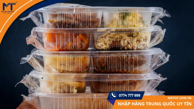 đóng gói và hút chân không thực phẩm khô