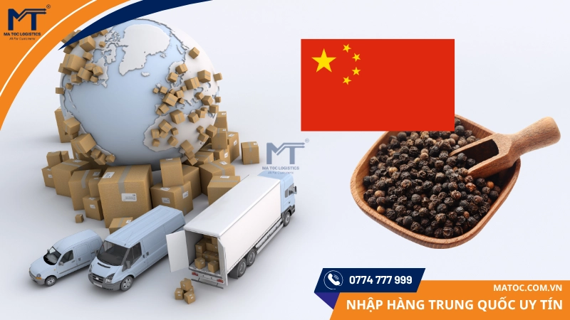 Vận chuyển hồ tiêu đi Trung Quốc ngày càng tăng qua từng năm