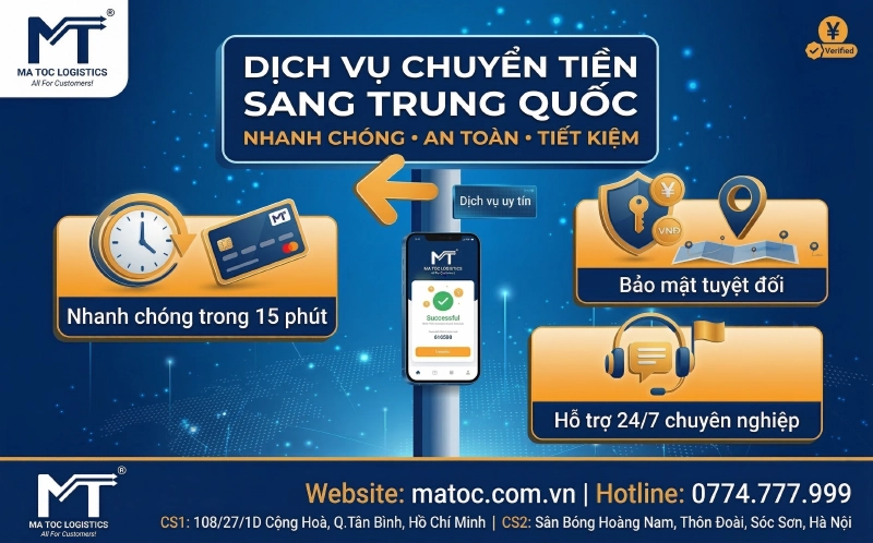 chuyển tiền sang trung quốc