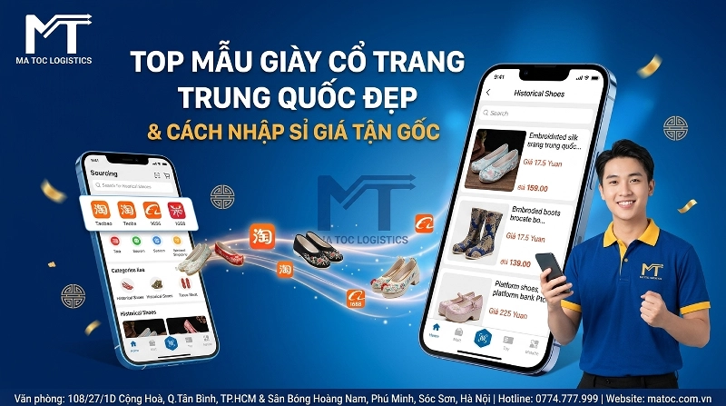 Giày cổ trang Trung Quốc