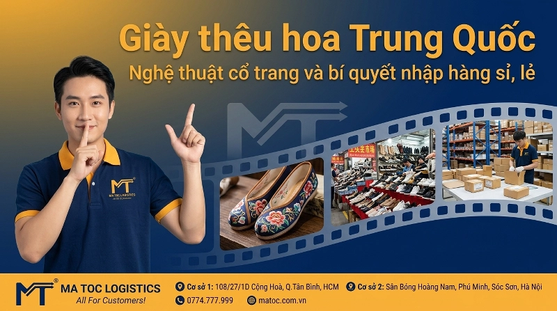 giày thêu hoa trung quốc
