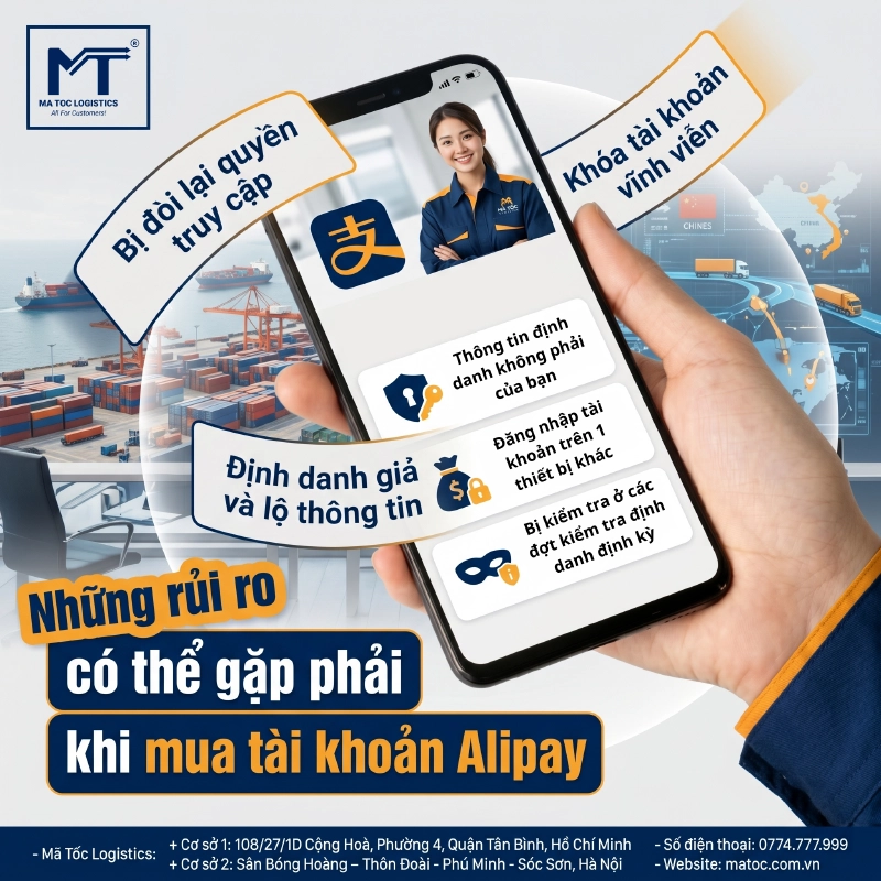 Những rủi ro có thể gặp phải khi mua tài khoản Alipay