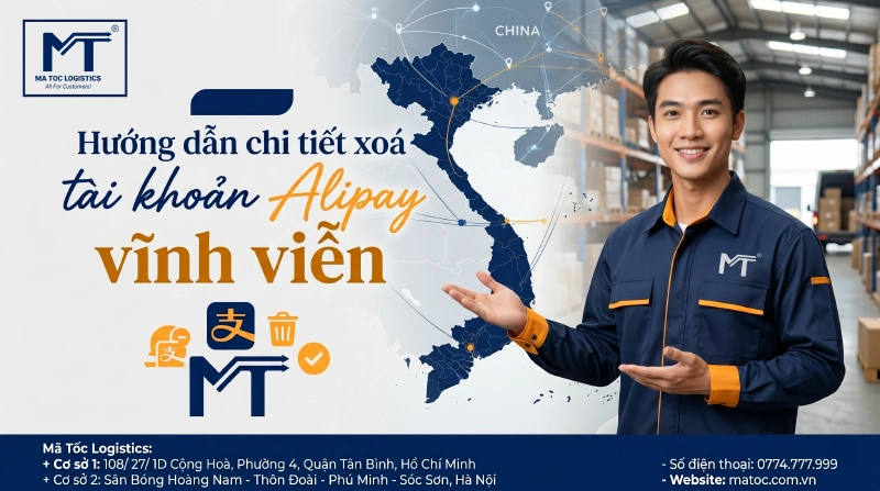 xóa tài khoản alipay